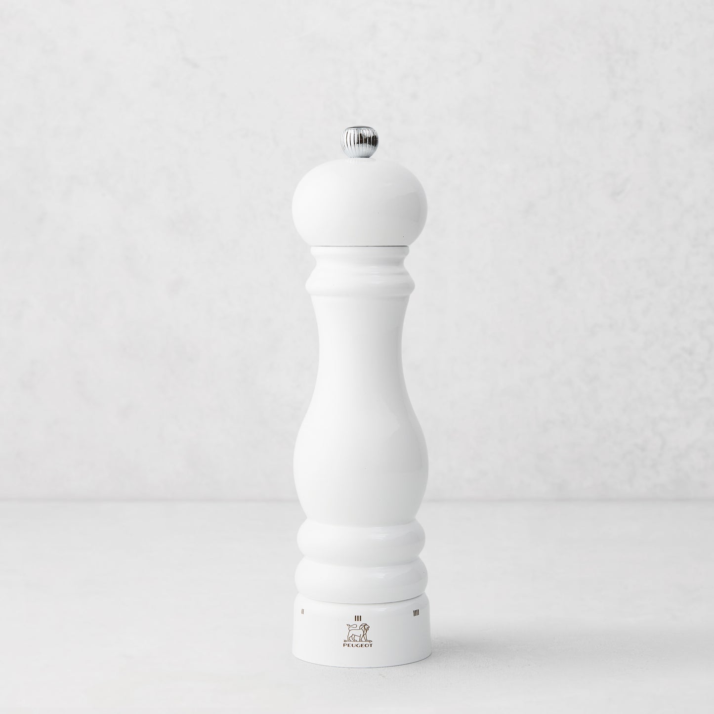 Peugeot Paris White Lacquer Salt Mill (9")