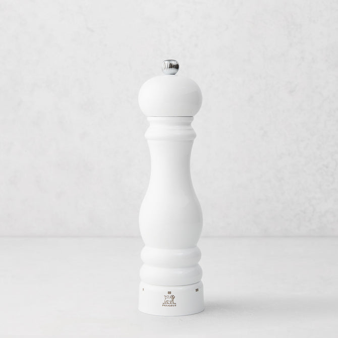 Peugeot Paris White Lacquer Salt Mill (9")