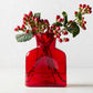 Red Cabell Square Glass Pitcher