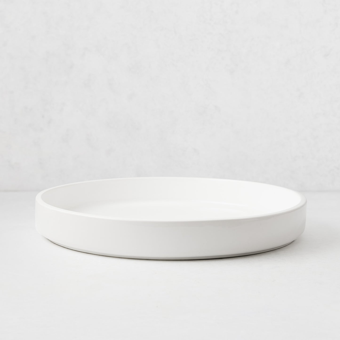 Round Ceramic Bar Tray