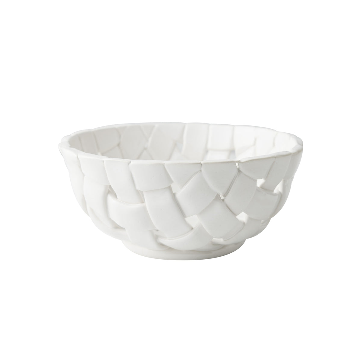 Round Woven Ceramic Bread Basket