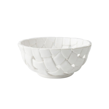Round Woven Ceramic Bread Basket