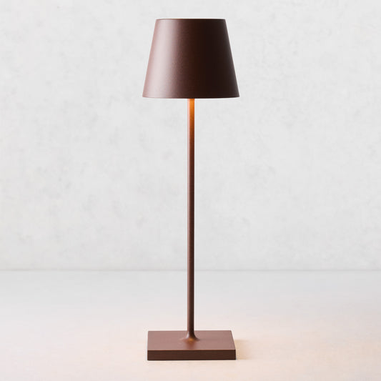 Rust Brown Poldina Pro Rechargeable LED Lamp