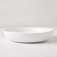 Sandia White Outdoor Melamine Soup Bowl, 8.3" diameter, with matte exterior and glossy interior.