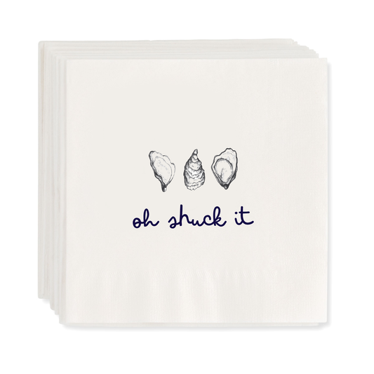 "Oh Shuck It" Cocktail Napkins, Set of 50
