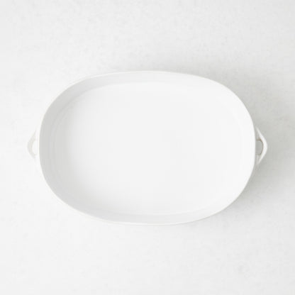 Small Lisbon Stoneware Oval Baker