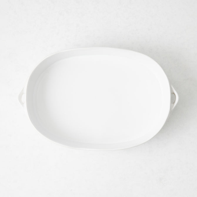 Small Lisbon Stoneware Oval Baker