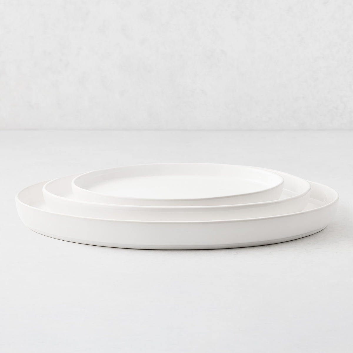 Small Stoneware Oval Nesting Serve Platter