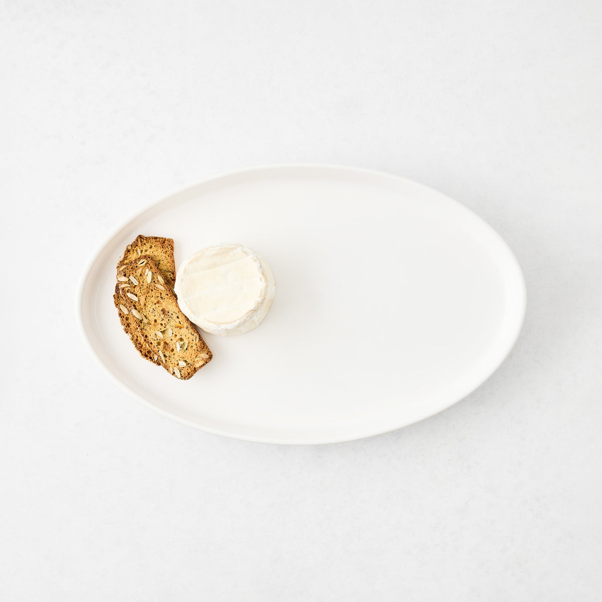 Small Stoneware Oval Nesting Serve Platter