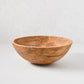 15" spalted maple wood bowl with unique natural patterns and warm brown tones.