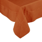 Spice HG Hand-dyed Linen Tablecloth, 70"L x 108"W, with mitered corner detailing.