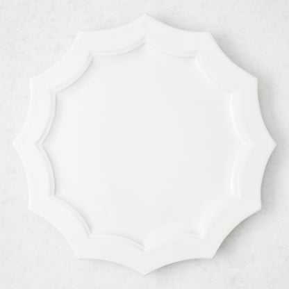 Stella Ceramic Scallop Dinner Plate