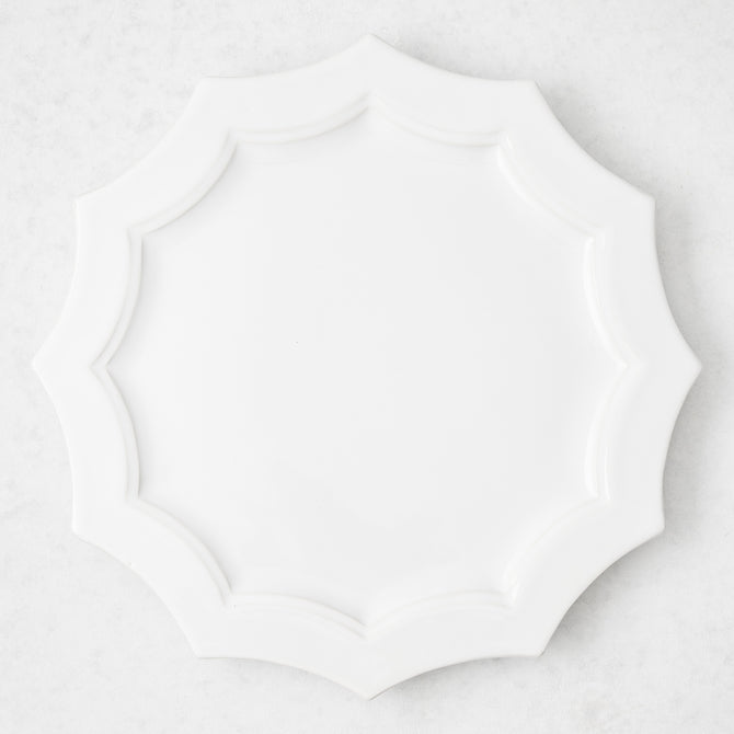 Stella Ceramic Scallop Dinner Plate