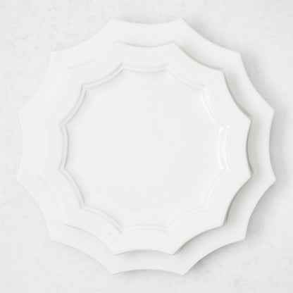 Stella Ceramic Scallop Salad Plate