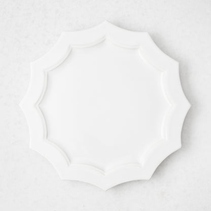 Stella Ceramic Scallop Salad Plate