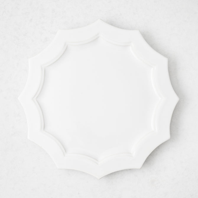 Stella Ceramic Scallop Salad Plate
