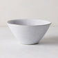 Stone Grey Individual Cereal Bowl, hand-glazed terracotta, 6.75" diameter, Made in Portugal.