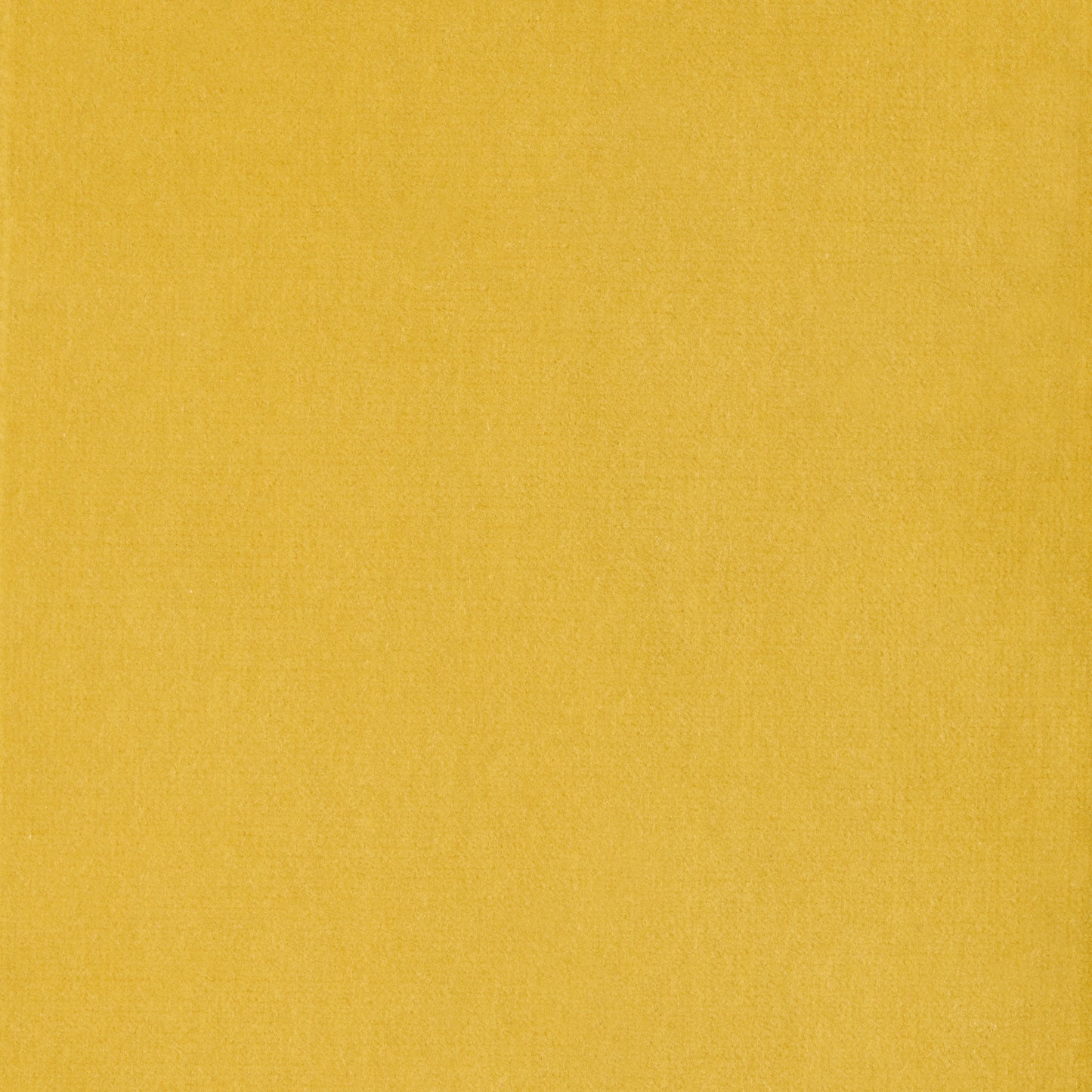 Sun Yellow Wide Velvet and Linen Stripe Pillow, 22" square.