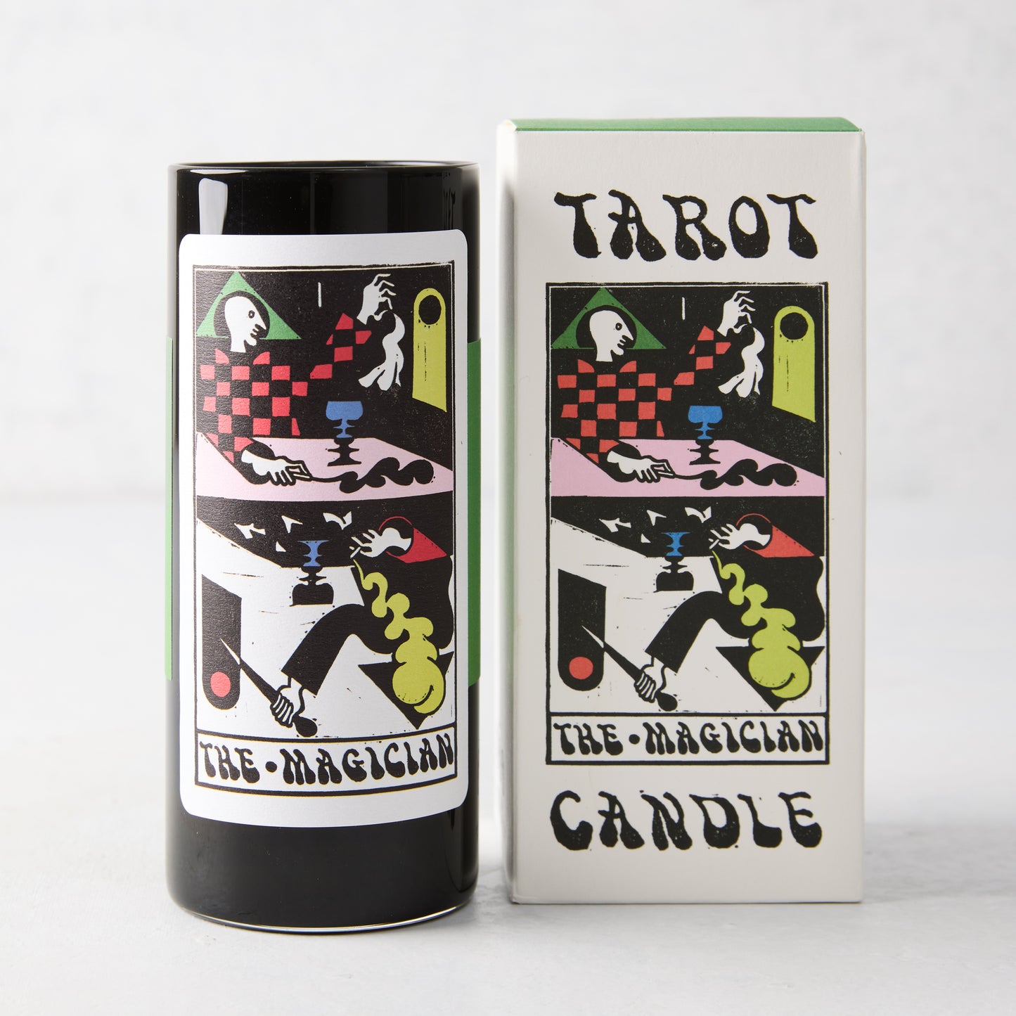The Magician Tarot Card Candle