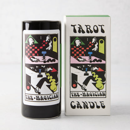 The Magician Tarot Card Candle