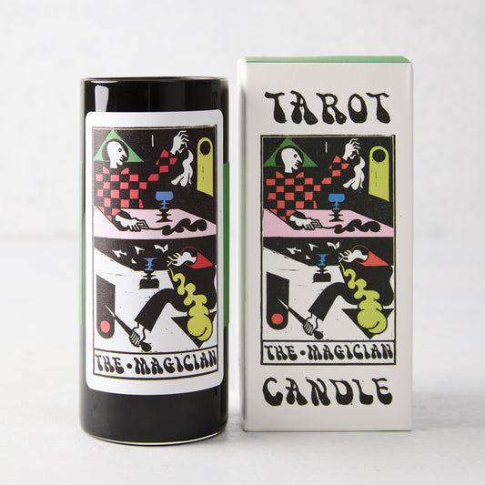 The Magician Tarot Card Candle