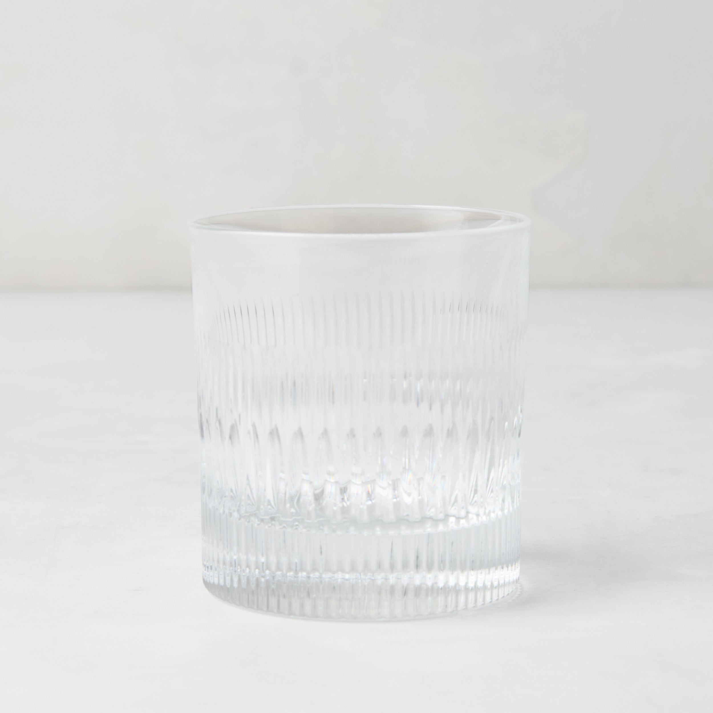 Hudson Grace Tratto Ribbed Old Fashioned Glass - Thumbnail 3