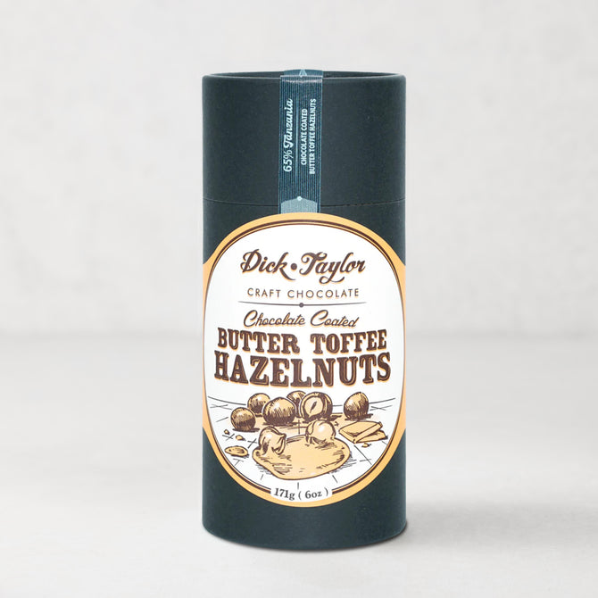 Dick Taylor Chocolate Coated Butter Toffee Hazelnuts
