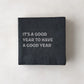 "It's a Good Year to Have a Good Year" Cocktail Napkins, Set of 50