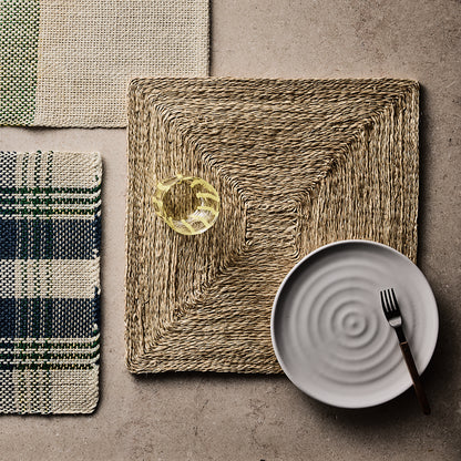 Lanai Natural Abaca Woven Square Placemat