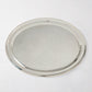 Vintage Connaught Hotel oval silverplate platter with a polished finish.