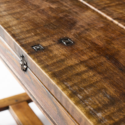Vintage French Wood Folding Table