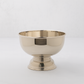 Vintage Hotel Silverplate 6'' Footed Bowl, c.1960, with a polished, reflective finish.
