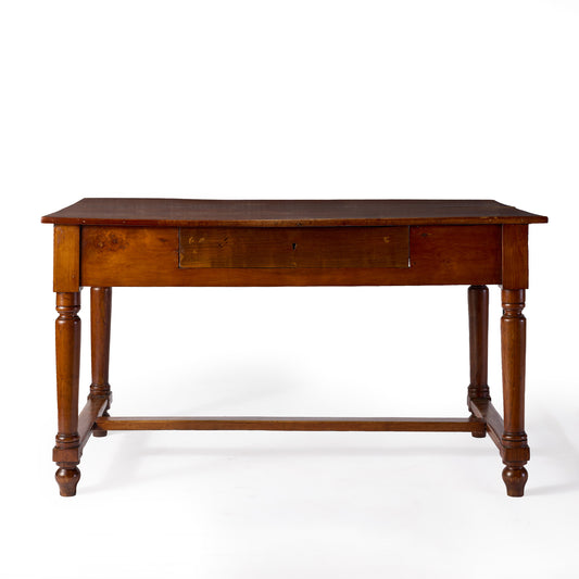 Vintage Louis XII Style Light Wood Desk