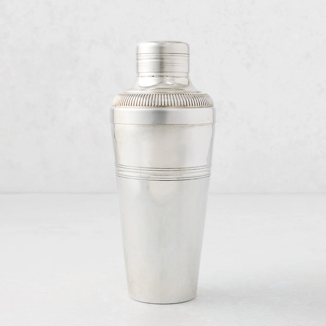 Vintage Silverplate Alternate Lined Enna Shaker