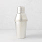 Vintage silverplate Celine cocktail shaker with a polished finish.