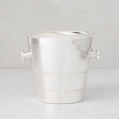 Vintage Silverplate Deco Shaped Zane Champagne Bucket