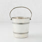 Vintage Silverplate Ilaria Lined Ice Bucket with Handle