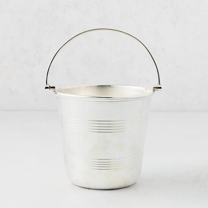 Vintage Silverplate Ivana Double Lined Ice Bucket