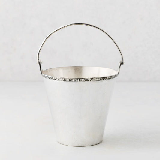 Vintage Silverplate Klara Ice Bucket with a Decorated Rim