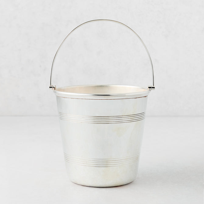 Vintage Silverplate Liby Double Lined Ice Bucket