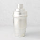 Vintage silverplate Lila cocktail shaker, shiny, three-piece design.
