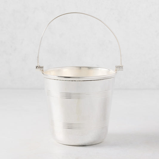 Vintage Silverplate Lorelei Double Lined Ice Bucket