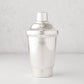 Vintage silverplate Maeve cocktail shaker with a polished finish.