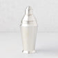 Vintage silverplate Maren cocktail shaker with a shiny, smooth finish.
