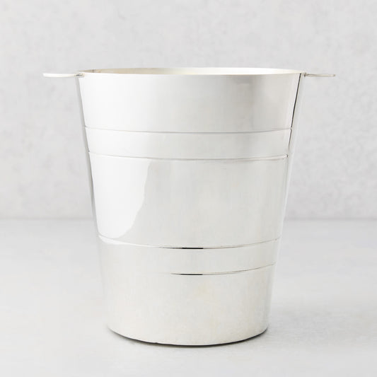 Vintage Silverplate Odette Champagne Bucket with Rings