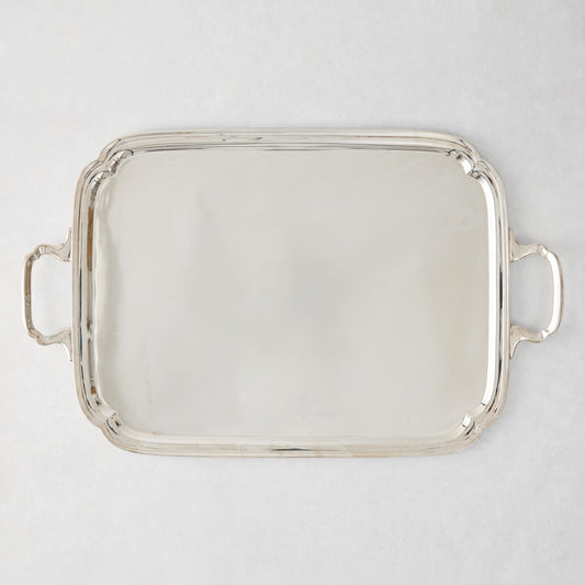 Vintage Silverplate Rosa Oblong Tray, 24"