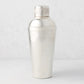 Vintage silverplate Yara cocktail shaker with ribbed cap.