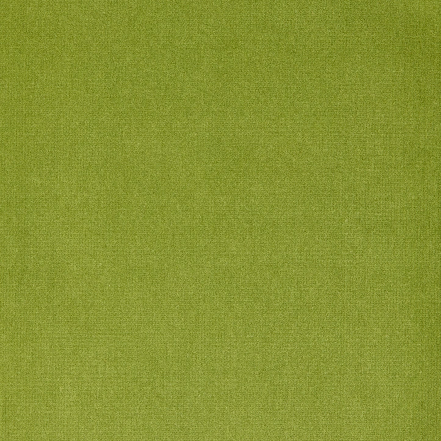 Wasabi Green Wide Velvet and Linen Stripe Pillow fabric swatch, 22" square.