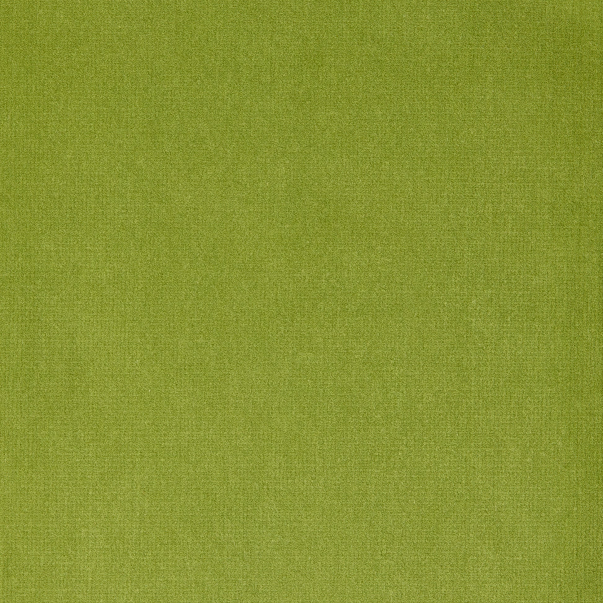 Wasabi Green Wide Velvet and Linen Stripe Pillow fabric swatch, 22" square.