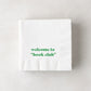 "Book Club" Cocktail Napkins, Set of 50